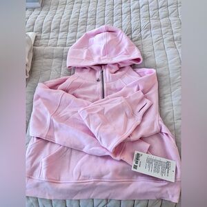 NWT Strawberry Milkshake Half Zip Scuba